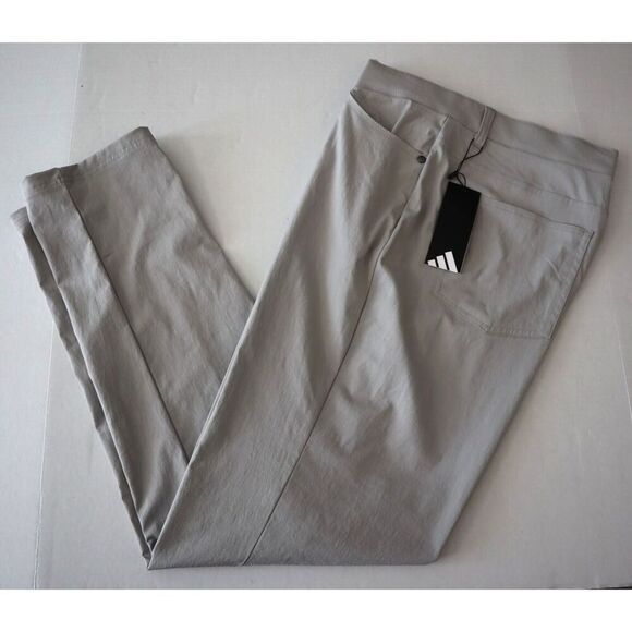 Adidas ADVR0856 Men's Sz 34/30 Gray Slim Fit 5-Pocket Golf Pants - Picture 11 of 11
